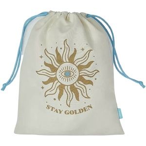 July 2021 Ipsy Glam Drawstring Cloth Bag Plus Golden Sun Turquoise Eye